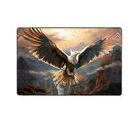 WZYWHJ Tapis de sol antidérapant pour salon, chambre d'enfant, tapis de jeu 152,4 x 99,1 cm, imprimé oiseau déploie ses ailes