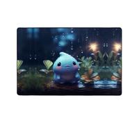 WZYWHJ Tapis de sol antidérapant pour salon, chambre d'enfant, tapis de jeu, 152,4 x 99,1 cm, imprimé petites gouttes de pluie mignonnes