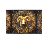 WZYWHJ Tapis de sol antidérapant pour salon, chambre d'enfant, tapis de jeu, 152,4 x 99,1 cm, imprimés d'horoscope du Bélier