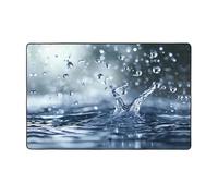 WZYWHJ Tapis de sol antidérapant pour salon, chambre d'enfant, tapis de jeu, 152,4 x 99,1 cm, motif gouttes d'eau