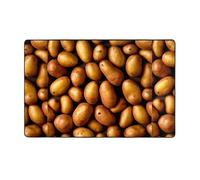 WZYWHJ Tapis de sol antidérapant pour salon, chambre d'enfant, tapis de jeu, 152,4 x 99,1 cm, motif pomme de terre
