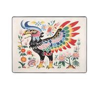 WZYWHJ Tapis de sol antidérapant pour salon, chambre d'enfant, tapis de jeu, 160 x 121,9 cm, imprimé aigle gribouillé