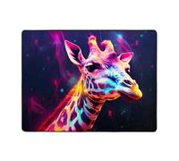 WZYWHJ Tapis de sol antidérapant pour salon, chambre d'enfant, tapis de jeu, 160 x 121,9 cm, imprimés colorés de girafe