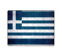 WZYWHJ Tapis de sol antidérapant pour salon, chambre d'enfant, tapis de jeu, 160 x 121,9 cm, motif drapeau grec
