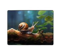 WZYWHJ Tapis de sol antidérapant pour salon, chambre d'enfant, tapis de jeu, 160 x 121,9 cm, motif escargot sur une branche