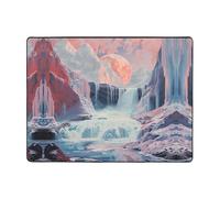 WZYWHJ Tapis de sol antidérapant pour salon, chambre d'enfant, tapis de jeu, 160 x 121,9 cm, motif glacier melts