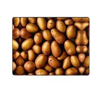 WZYWHJ Tapis de sol antidérapant pour salon, chambre d'enfant, tapis de jeu, 160 x 121,9 cm, motif pomme de terre