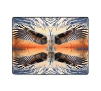 WZYWHJ Tapis de sol antidérapant pour salon, chambre d'enfant, tapis de jeu, 160 x 121,9 cm, motifs oiseaux avec ailes ouvertes