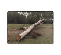 WZYWHJ Tapis de sol antidérapant pour salon, chambre d'enfant, tapis de jeu, 203,2 x 147,3 cm, imprimé arbre soufflé