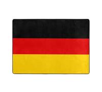 WZYWHJ Tapis de sol antidérapant pour salon, chambre d'enfant, tapis de jeu, 203,2 x 147,3 cm, imprimé drapeau allemand