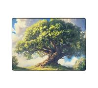 WZYWHJ Tapis de sol antidérapant pour salon, chambre d'enfant, tapis de jeu, 203,2 x 147,3 cm, motifs chênes anciens