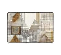 WZYWHJ Tapis de sol antidérapant - Symboles mathématiques - Doux et confortable - Bonne absorption d'eau - Nom pour salon et balcon