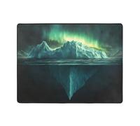 WZYWHJ Tapis de sol, tapis de salon, tapis de couloir antidérapant, tapis de jeu, 160 x 121,9 cm, image Iceberg Under The Iceberg