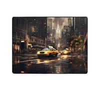 WZYWHJ Tapis de sol, tapis de sol antidérapant, pour chambre d'enfant, tapis de jeu, 160 x 121,9 cm, motif New York Fashion City