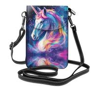 WZYWHJ The dazzling Unicorn Picture Sac à bandoulière en cuir pour femme avec bandoulière réglable
