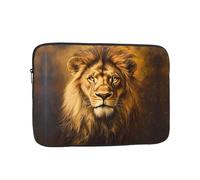 WZYWHJ The Dull Lion King Housse antichoc pour ordinateur portable 13" pour homme et femme, voyage d'affaires, école, bureau, usage quotidien
