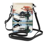 WZYWHJ The Four Seasons of Picture Sac à bandoulière en cuir pour femme avec bandoulière réglable