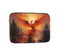 WZYWHJ The Phoenix Reborn in Fire Housse antichoc pour ordinateur portable 12" pour homme et femme, voyage d'affaires, école, bureau, usage quotidien