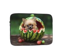 WZYWHJ The Puppy in The Watermelon Printed Shockproof Portable Laptop Sleeve Case 17" for Men and Women Business Travel School Office Daily Use