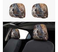 WZYWHJ The Resting Zebra Lot de 2 housses de coussin universelles pour voiture
