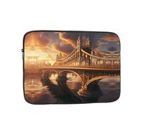 WZYWHJ The Towering Bridge - Housse de protection antichoc pour ordinateur portable de 17" pour homme et femme, voyage d'affaires, école, bureau, usage quotidien