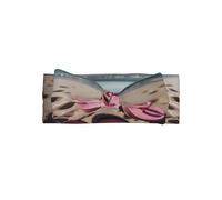 WZYWHJ Tongs roses sur la plage avec nœuds imprimés pour bébé et accessoires pour cheveux souples pour nouveau-nés et filles