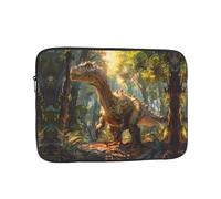 WZYWHJ Tyrannosaurus Rex in The Forest Housse antichoc pour ordinateur portable 17" pour homme et femme, voyage d'affaires, école, bureau, usage quotidien