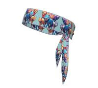 WZYWHJ Unity Bandeau de sport avec motif loup pour homme et femme, pour la course à pied, l'entraînement, le football