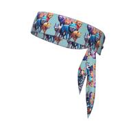 WZYWHJ Unity Bandeau de sport avec motif loup pour homme et femme, pour la course à pied, l'entraînement, le football