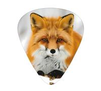 Wzywhj Yellow Fox Lot de 12 médiators pour guitare acoustique et électrique Prise en main facile