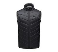WZYYDS Gilet Chauffant éLectrique Pour Homme Et Femme, Veste Chauffage Usb,3 Niveaux De TempéRature Pour Chasse,L'ExtéRieur(Powerbank Non Inclus/Besoin De Sorties Usb ≥5v 2.1a) Veste Chasse Homme