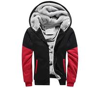 WZYYDS Manteau Homme Hiver Chaud Sweats Polaire Épaisse Veste À Capuche Doublée Polaire Pas Cher Hoodie Blousons Sweat-Shirts Manches Longues Veste Grand Taille Travail De Sport