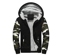 WZYYDS Manteau Homme Hiver Chaud Sweats Polaire Épaisse Veste À Capuche Doublée Polaire Pas Cher Hoodie Blousons Sweat-Shirts Manches Longues Veste Grand Taille Travail De Sport