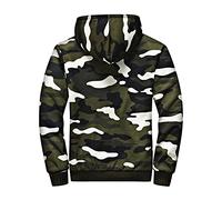 WZYYDS Pulls, Gilets Et Sweats Homme Hiver Chaud Sweats Épaisse Veste Zippé À Capuche Doublée Polaire Manteaux Doux Pas Cher Hoodie Blousons Sweat-Shirts Manches Longues Veste Travail De Sport