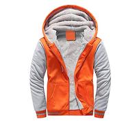 WZYYDS Veste Polaire Homme À Capuche Zippé Manteau Hiver Chaud Épaisse Pull Pas Cher Hoodie Blousons Sweat-Shirts Manches Longues Veste Travail Grand Taille Jogging De Sport