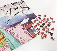 WZZPSD Rompecabezas 1000 Piezas Femme Nue Belle Nue avec des Fleurs Puzzle en Bois De Bricolage Un Cadeau Unique