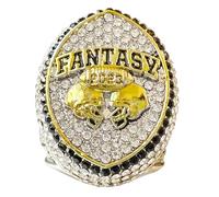 WZZXJQNRHF Bague de Champion de Fantasy Football 2023 - Bijou Avec Gravure En Relief 3D, Récompense de Collection Pour Hommes Et Femmes, Cadeau Commémoratif/13#