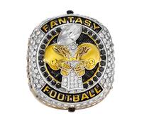 WZZXJQNRHF Bague de Trophée de Championnat Fantasy Champion Rings 2024 Avec Boîte de Présentation, Cadeau Souvenir Du Gagnant Pour Les Fans de Football, La Famille Et Les Amis/9#