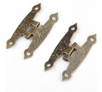 WZZXJQNRHF Lot de 20 Charnières Rétro Pour Porte D'Armoire, Tiroir, Décoration, Quincaillerie Pour Meubles En Bois