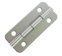 WZZXJQNRHF Lot de 30 Charnières En Métal Pour Boîte D'Emballage, Charnière de Porte En Fer Métallique, Design Argenté