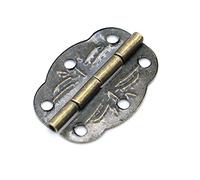 WZZXJQNRHF Lot de 50 Charnières de Placard En Bronze Pour Décoration de Boîte, Accessoires de Meubles Pour Tiroirs de Porte D'Armoire Vintage Avec Vis
