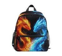 Wzzzsun Animaux Dragons Mignons De L'Espace Sac à Dos pour Enfant Sacs a Dos Maternelle Fille Garçon Cartable Sac école de Enfants Primaire Voyage