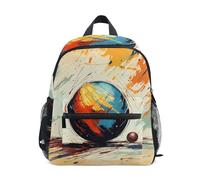 Wzzzsun Boule De Pétanque De Sport Aquarelle Sac à Dos pour Enfant Sacs a Dos Maternelle Fille Garçon Cartable Sac école de Enfants Primaire Voyage