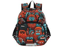 Wzzzsun Halloween Bébé Sucre Fantôme Sac à Dos pour Enfant Sacs a Dos Maternelle Fille Garçon Cartable Sac école de Enfants Primaire Voyage