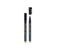 Securit Lot de 2 marqueurs à craie liquide Noir Pointe fine