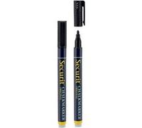 x 2 Feutres craie Noir Taille de mine 1 2mm Securit 5