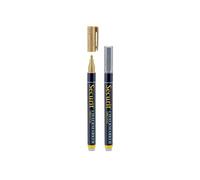 x 2 Feutres craie Or&Argent Taille de mine 1 2mm Securit