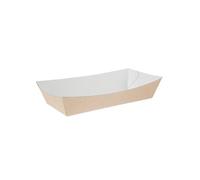 x 250 barquettes alimentaires Moyenne Kraft Compostable