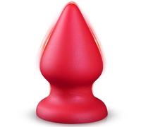 X-3.0 Plug Anal Geant en Silicone Liquide - Super Grossier Gode XXL Large avec Ventouse,Plugs Anals Gode Anal Plug Anale,Extenseur XXL Butt Plug Ventouse,Perles Anales Dilatateur Anus XXL (L)