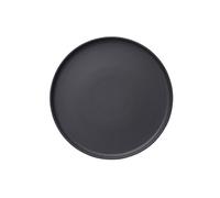 x 4 assiettes en Grès Minuit H 30 mm Ø 330 mm Was Germany G